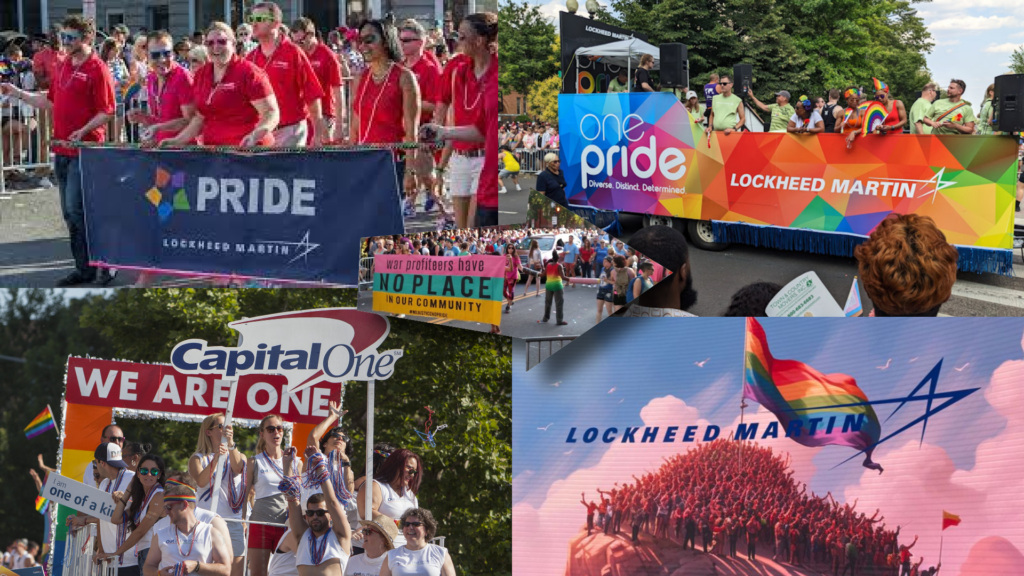 Lockheed Martin using the gay community as a weapon.